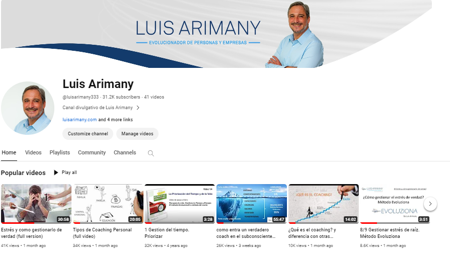 YouTube-Luis Arimany